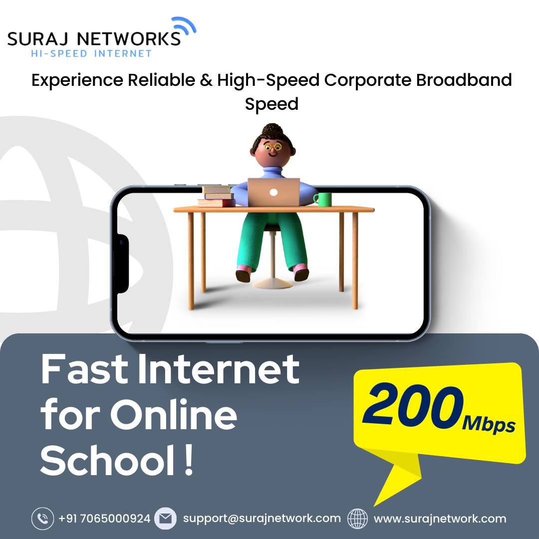 Plan Starts @ Rs.333*/month
* Free Installation*
* Router Free To Use*
* OTT+Live TV*
* Unlimited Calling*

#SwitchToSurajNetwork #InternetDedected #NextLevelConnectivity #SeamlessInternetExperience #ReliableNetwork #BetterConnectivity #SurajNetworkAdvantage #UpgradeYourInternet #StayConnected #InternetPlans #SurfTheWeb #ConnectWithSuraj #HighSpeedInternet #InternetProvider #FastDownloads #UninterruptedStreaming
#ghaziabad #surajnetwork #ghaziabad #india