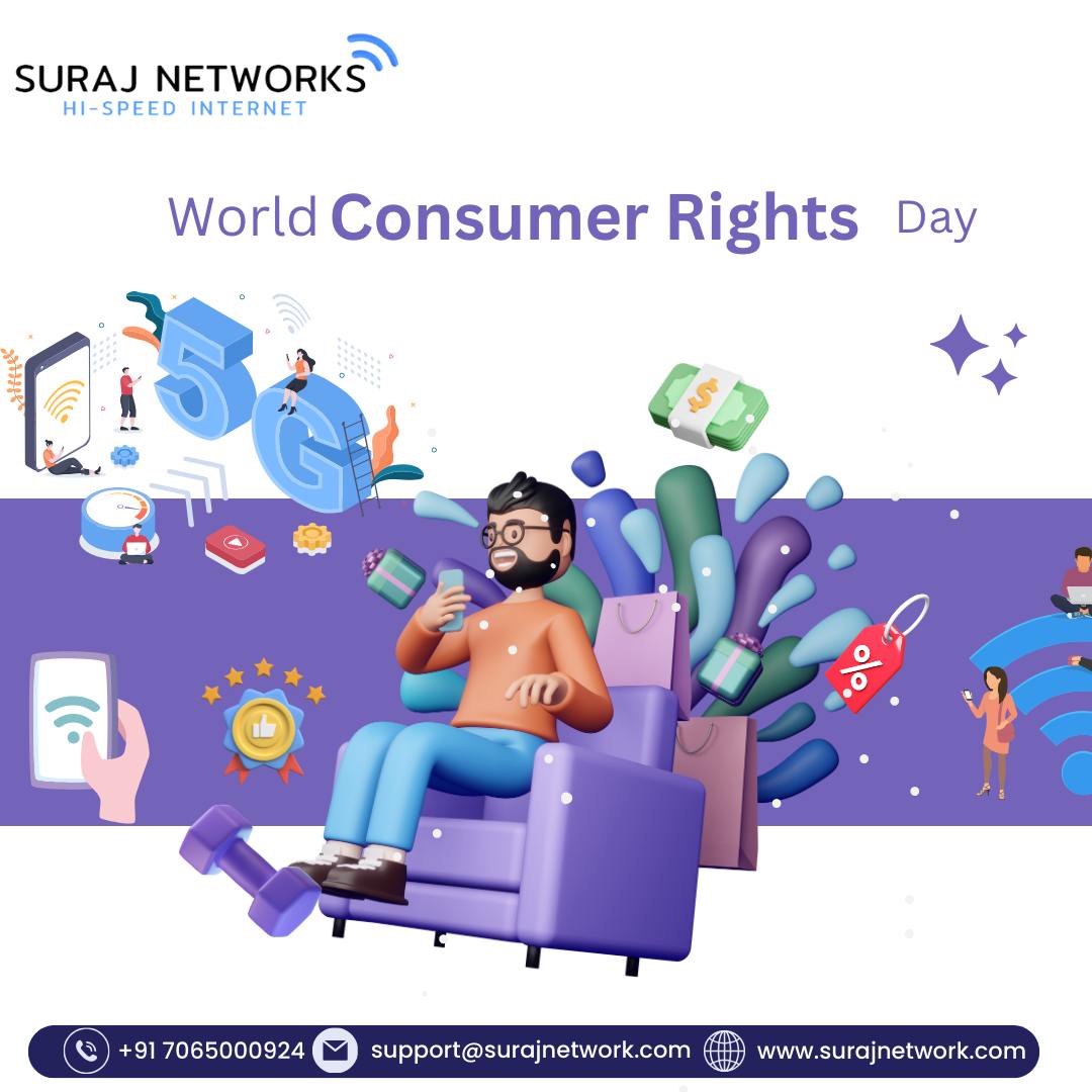 Empowering Consumers, Bridging Gaps: Celebrate World Consumer Rights Day with Accessible Internet Broadband!

Plan Starts @ Rs.333*/month
* Free Installation*
* Router Free To Use*
* OTT+Live TV*
* Unlimited Calling*�

#SwitchToSurajNetwork #InternetDedected #NextLevelConnectivity #SeamlessInternetExperience #ReliableNetwork #BetterConnectivity #SurajNetworkAdvantage #UpgradeYourInternet #StayConnected #InternetPlans #SurfTheWeb #ConnectWithSuraj #HighSpeedInternet #InternetProvider #FastDownloads #UninterruptedStreaming
#ghaziabad #surajnetwork #ghaziabad #india 
#consumers